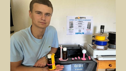 <tc>QIDI</tc> La sponsorizzazione da parte di Tech del giovane creatore Baptiste Vanotti e la nascita di Suppa