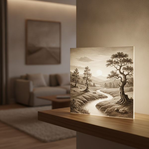 How Lithophanes Work: Turning Light into 3D Photographic Art