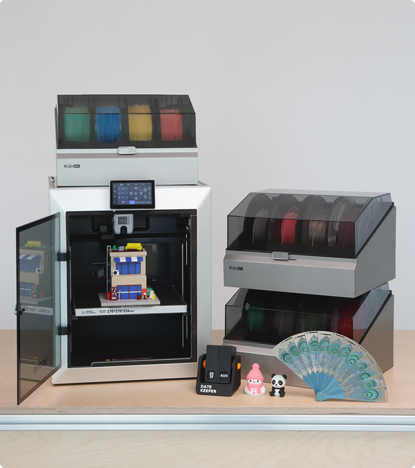 <tc>QIDI Box</tc>:Una guía completa para <tc>QIDI</tc>Nuevo sistema de gestión de filamentos y multicolor de