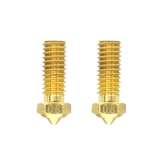 QIDI 3D Printer Brass Nozzles - 0.8mm (2pcs)