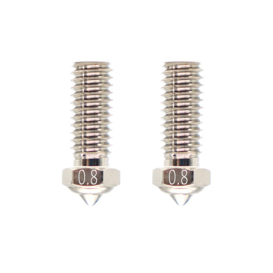 QIDI 3D printer 0.8mm copper plated nozzles (2pcs)