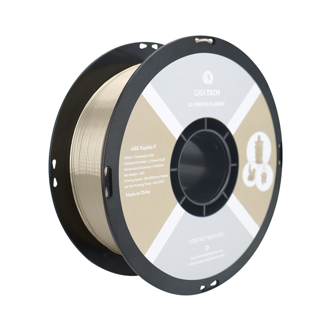 QIDI ABS Rapido P Champagne Gold Filament