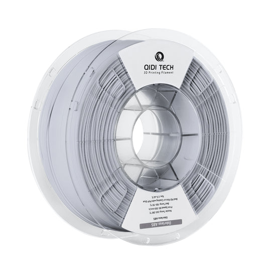QIDI Odorless ABS 3D printing filament spool, white