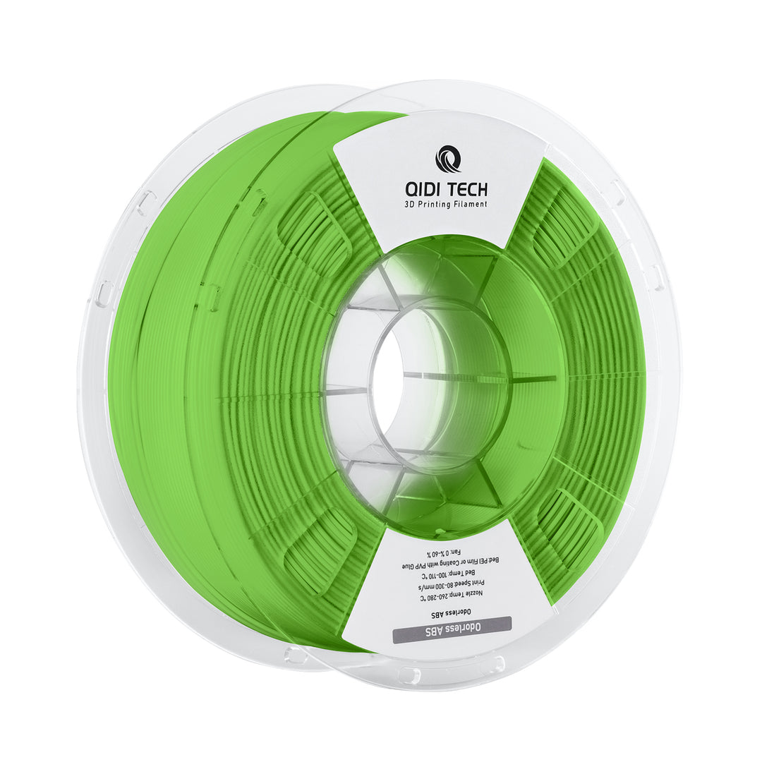 Green QIDI Odorless ABS 3D printer filament