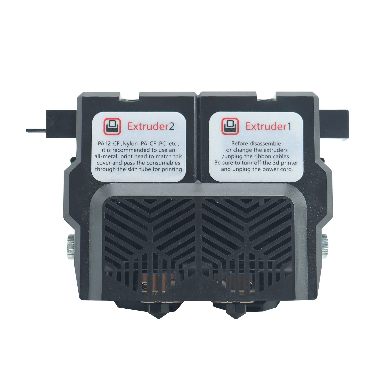 I-Fast Extrusor doble totalmente metálico (no incluye cubierta del