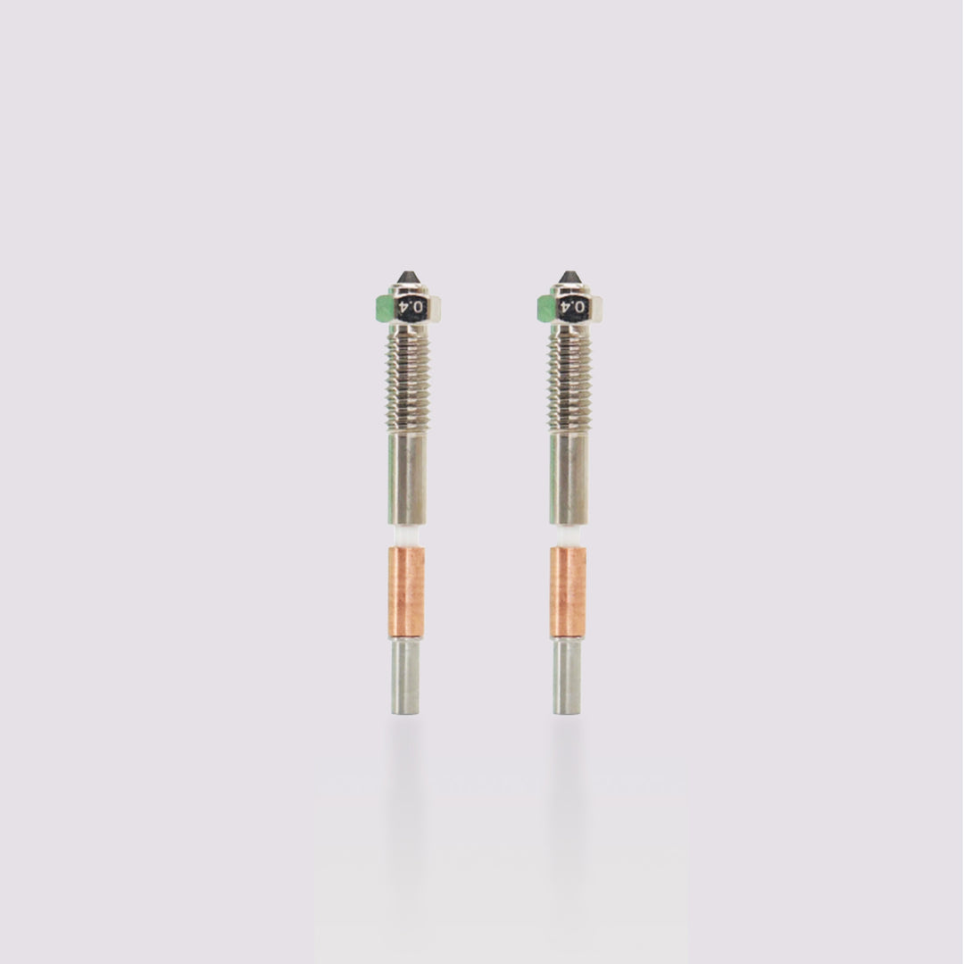Plus4 Bimetal Nozzles (2pcs) for 3D printer, with 0.4mm nozzle