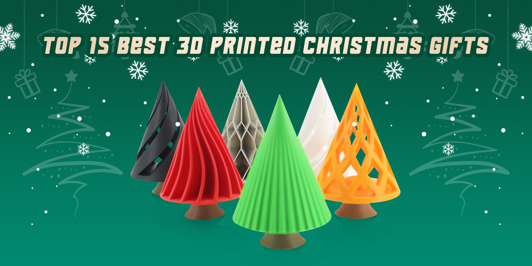 Top 15 Des Meilleurs Cadeaux De Noël Imprimés En 3D