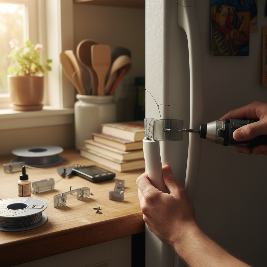 How to Repair Cracked Refrigerator Handles with PETG