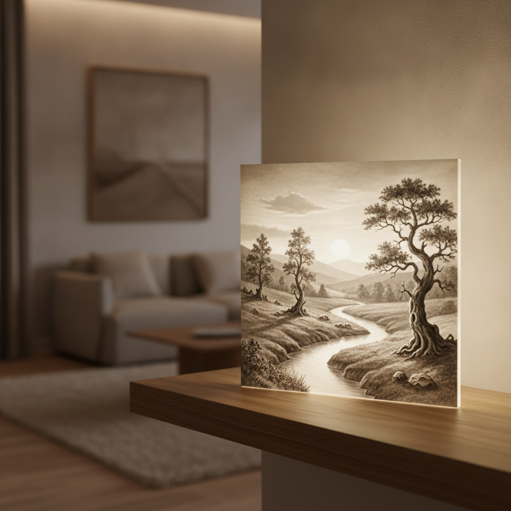 How Lithophanes Work: Turning Light into 3D Photographic Art