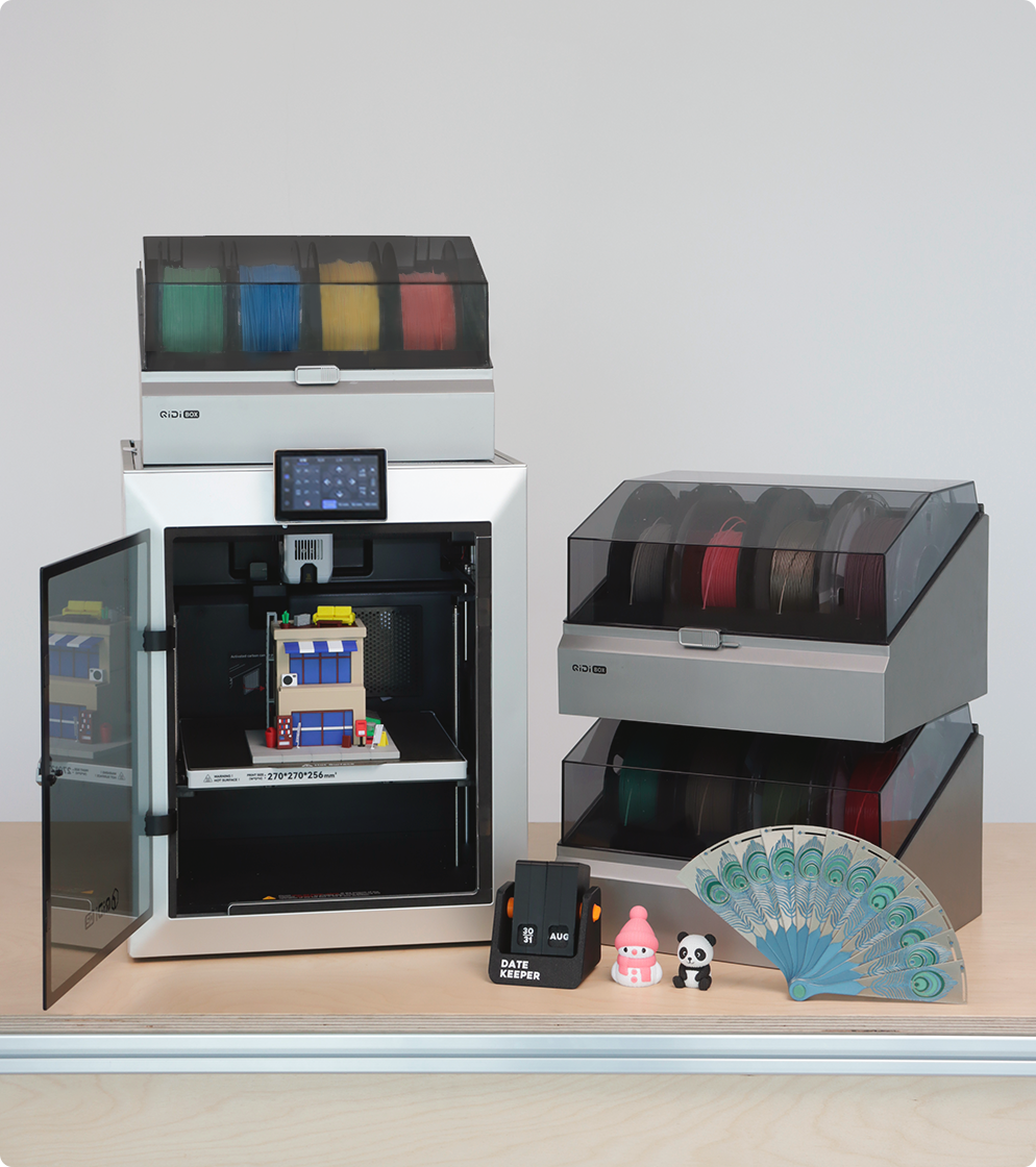 QIDI Box multi-color filament management system
