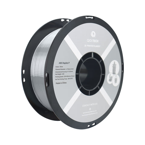 ABS Rapido Metal Filament - 1 kg / CHINE / Code Hex Silver #Adadad