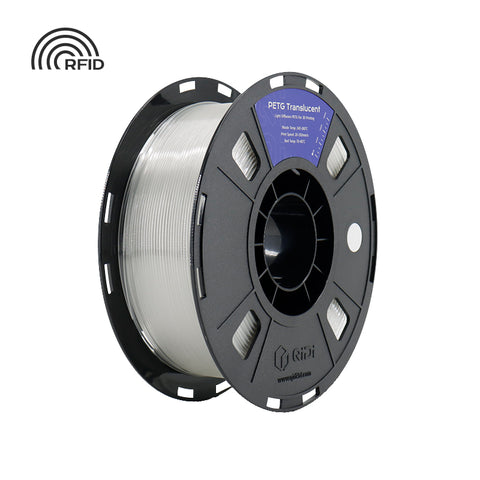 PETG translucide - 1 kg / Chine / Code hexagonal clair # e0e0e0