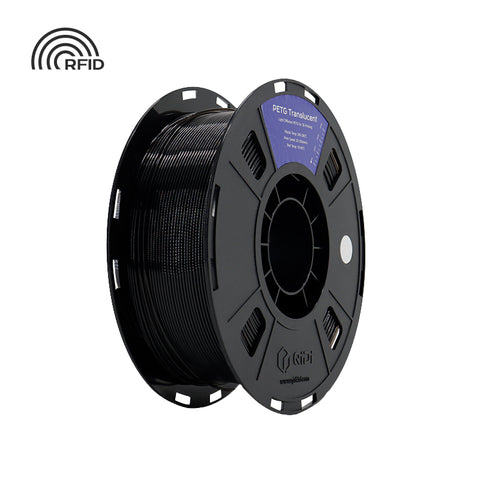 PETG translucide - 1 kg / Chine / Code hexagonal noir # 333333