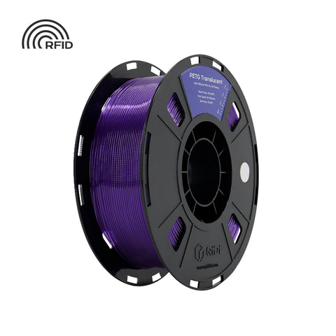 PETG translucide - 1 kg / Chine / Code hexagonal violet # 9933ff