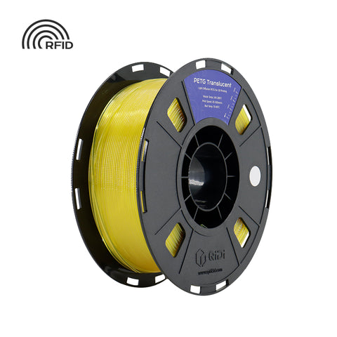 PETG translucide - 1 kg / Chine / Code hexagonal jaune # ffff33