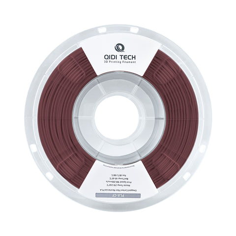 Filament PLA-CF - PLA-CF (1 kg) / CHINE / Code hexagonal rouge foncé # 9A5C6B