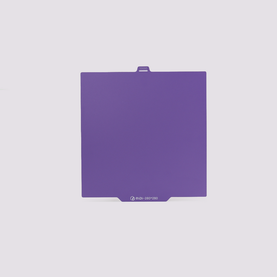 QIDI Cool Plate Pro, 280x280 mm purple spring steel build plate for 3D printers