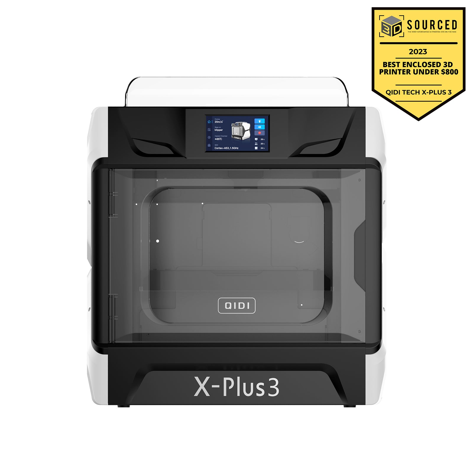 user-friendly interface on qidi x-plus 3d printer