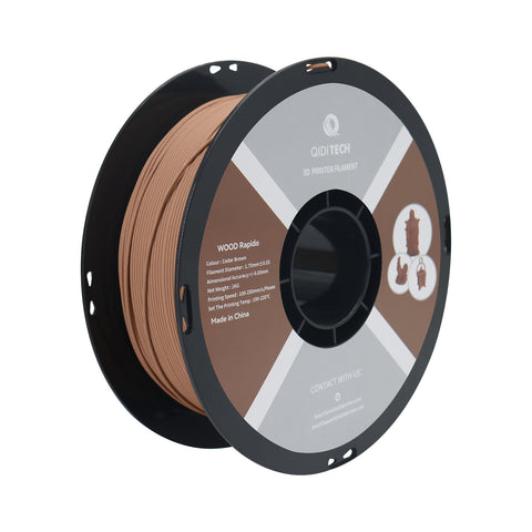 Filament en bois PLA - Cedar Brown Hex Code # A67F6B / CHINE
