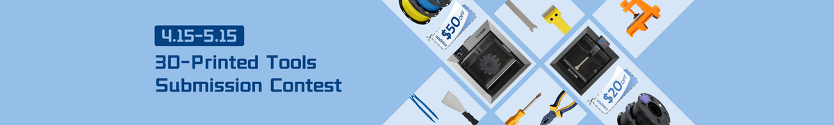 3D-Printed Tools Contest – Qidi Tech Online Store