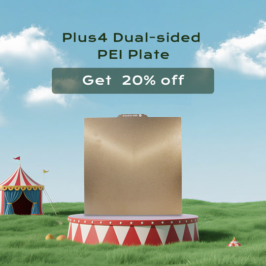 Plus4 Dual-sided PEI Plate