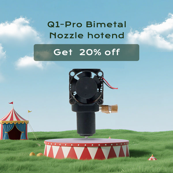 Q1 Pro Bimetal Hot End | QIDI Tech – Qidi Tech Online Store