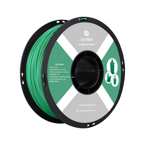 ABS Rapido Filament - 1 kg / CHINE / Code Hex Green # 098C3E
