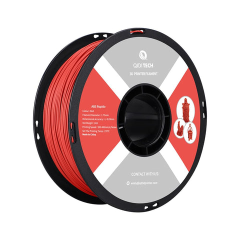 ABS Rapido Filament - 1 kg / CHINE / CODE HEX RED # 8E0422