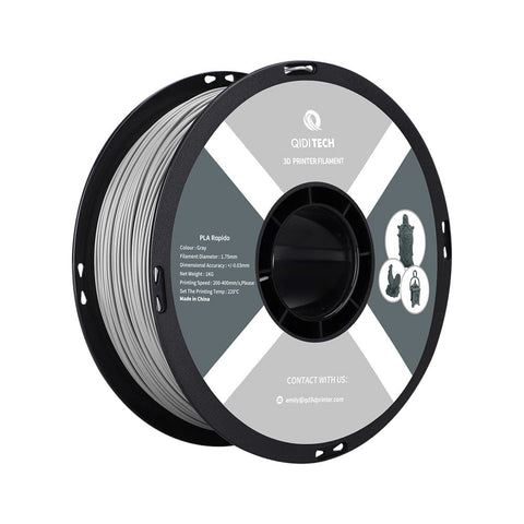 Filament PLA Rapido - 1 kg / CHINE / Code hexagonal gris # A3A3A0