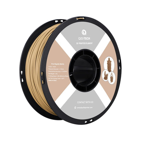 PLA Matte Rapido Filament - PLA Mat (1kg) / CHINE / Kraft Hex Code # C6AA76