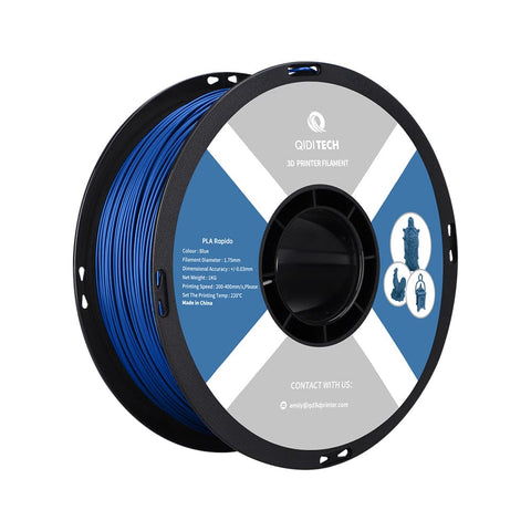 Filament PLA Rapido - 1 kg / CHINE / Code hexagonal bleu # 00358E