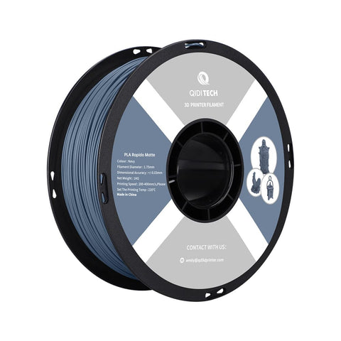 PLA Matte Rapido Filament - PLA Mat (1kg) / CHINE / Navy Blue Hex Code # 353E47