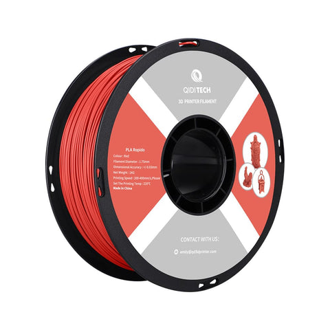 Filament PLA Rapido - 1 kg / CHINE / Code hexagonal rouge # C1101D