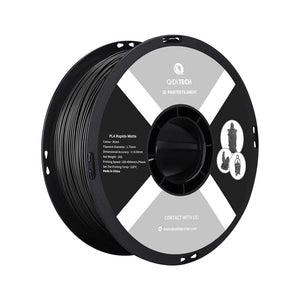 QIDI TECH PLA Rapido Matte black 3D printer filament spool, 1.75mm