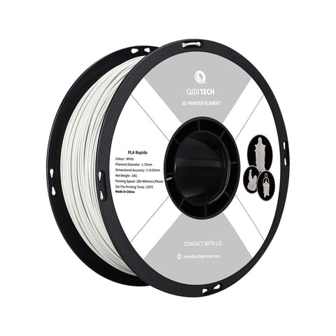 Filament PLA Rapido - 1 kg / CHINE / Code hexagonal blanc #ffffff