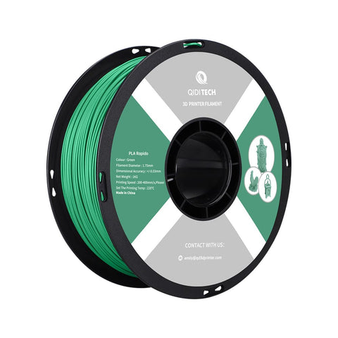 Filament PLA Rapido - 1 kg / CHINE / Code Hex Green # 009F4D