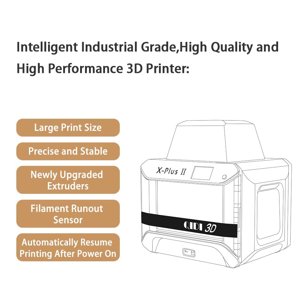 Qidi Tech X-Plus II 3D Printer – Qidi Tech Online Store